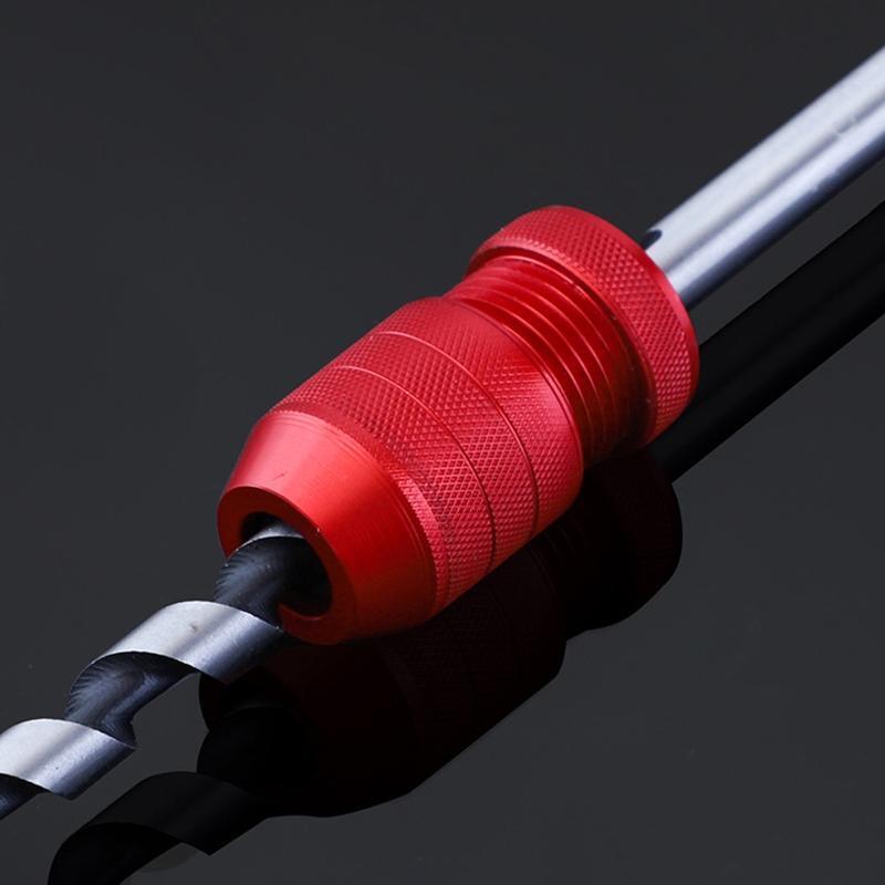 Adjustable Drill Bit Stopper Step Twist Drill Positioner Tool Aluminum Alloy