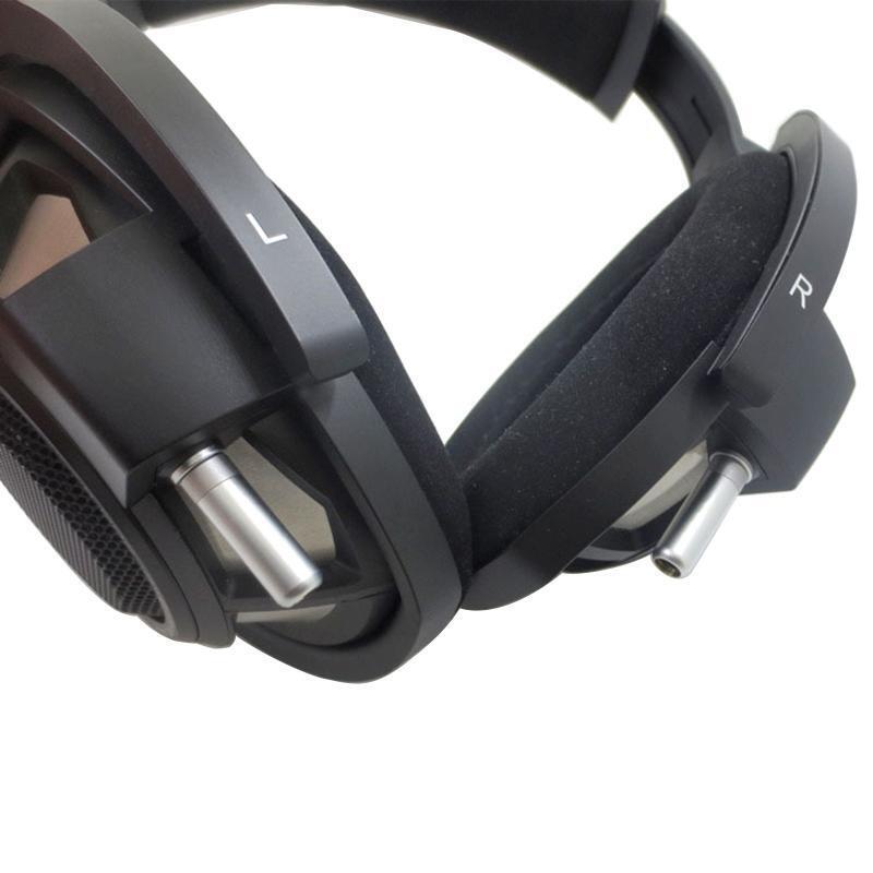 2x Headset Audio Adapter Headphone Pins Compatible with HD800/HD800S/HD820/D1000