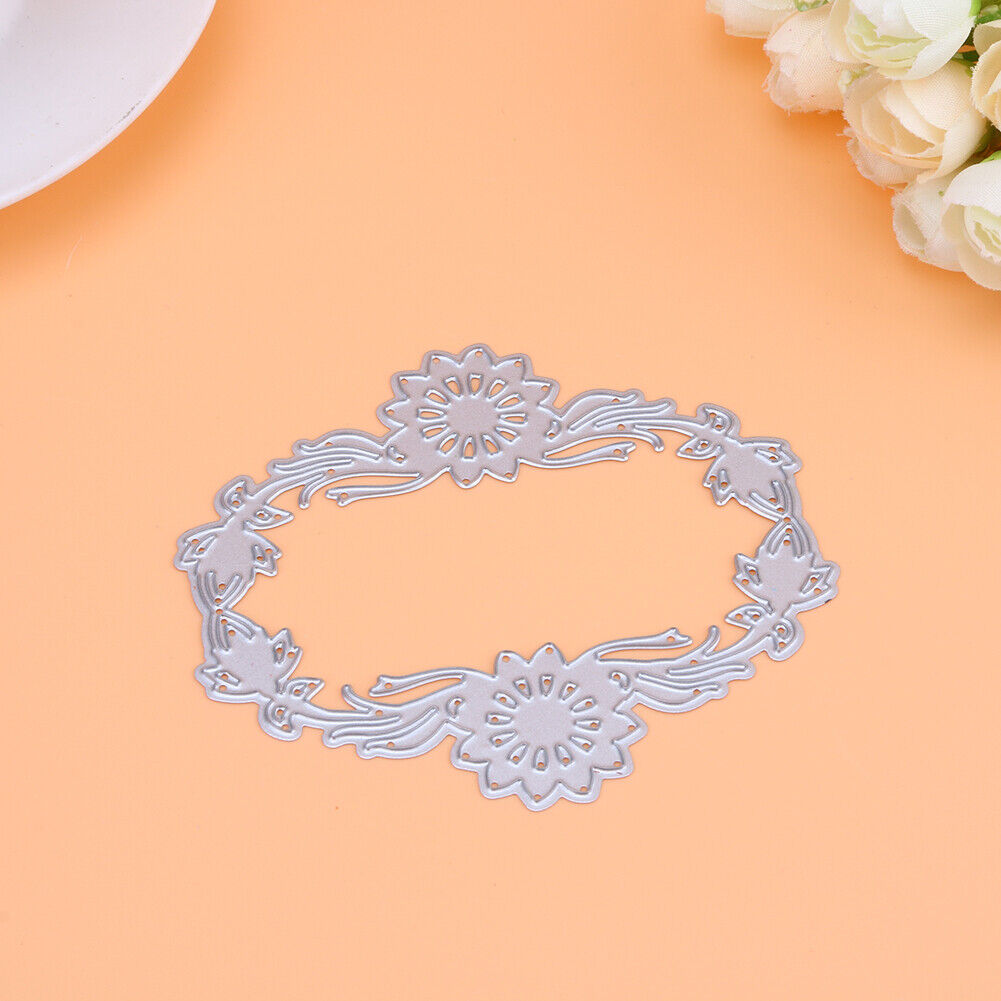 Symmetrical Flowers DIY Cutting Dies Metal Stencils Scrapbook Craft-142066