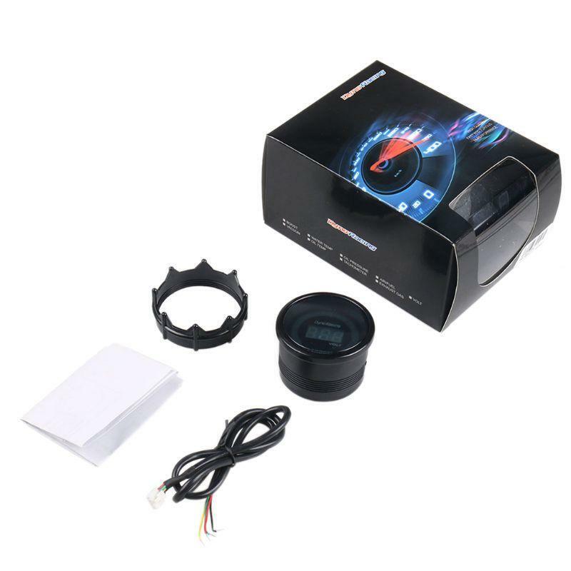 2'' 52mm LED Digital Tachometer Gauge 0-10000 RPM 12V Car Auto Tacho Gauge Meter