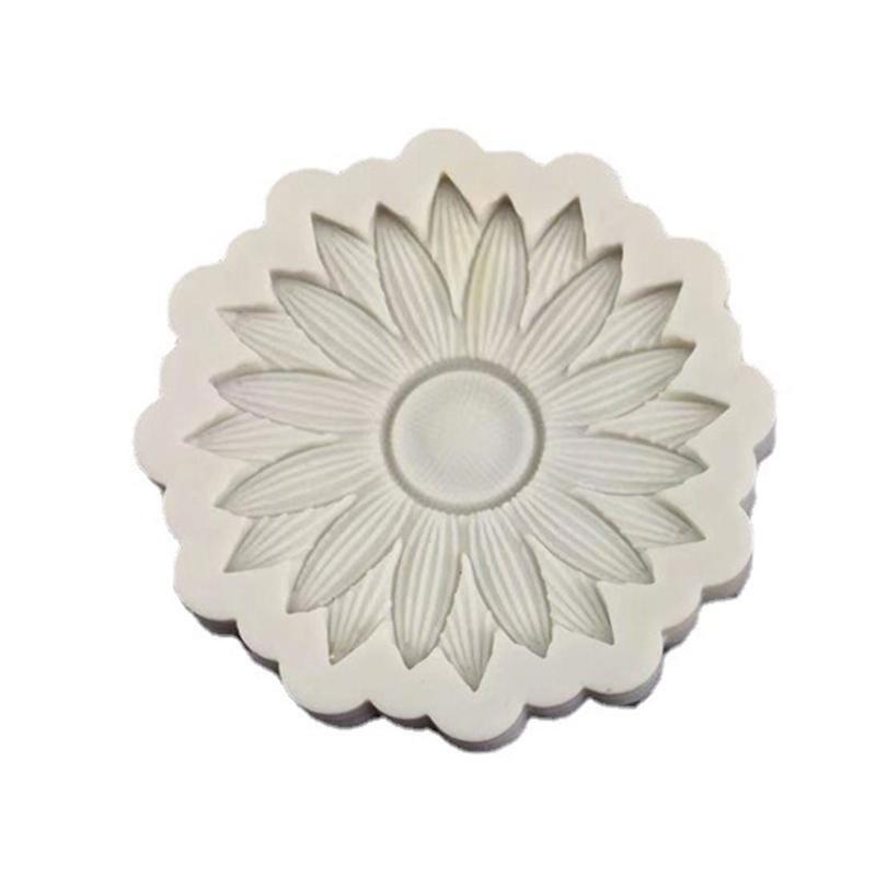 Silicone Candle Molds Soap Mold Sunflower Shape Baking Accessories Baking Gadget