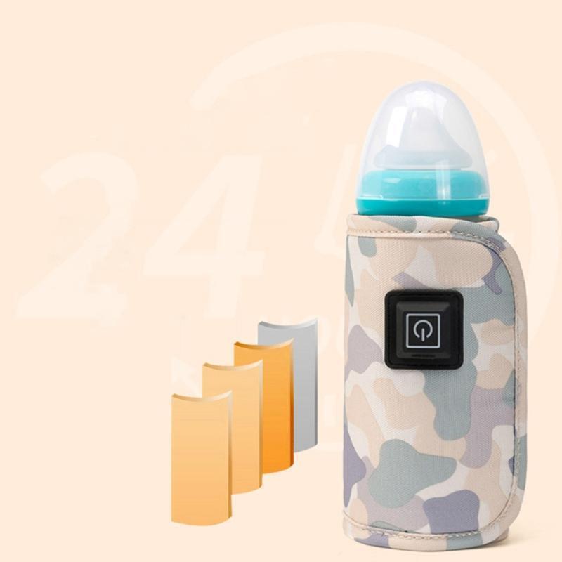 Portable USB Baby Bottle Warmer Travel Milk Warmer Infant Feeding Bottle Warmer
