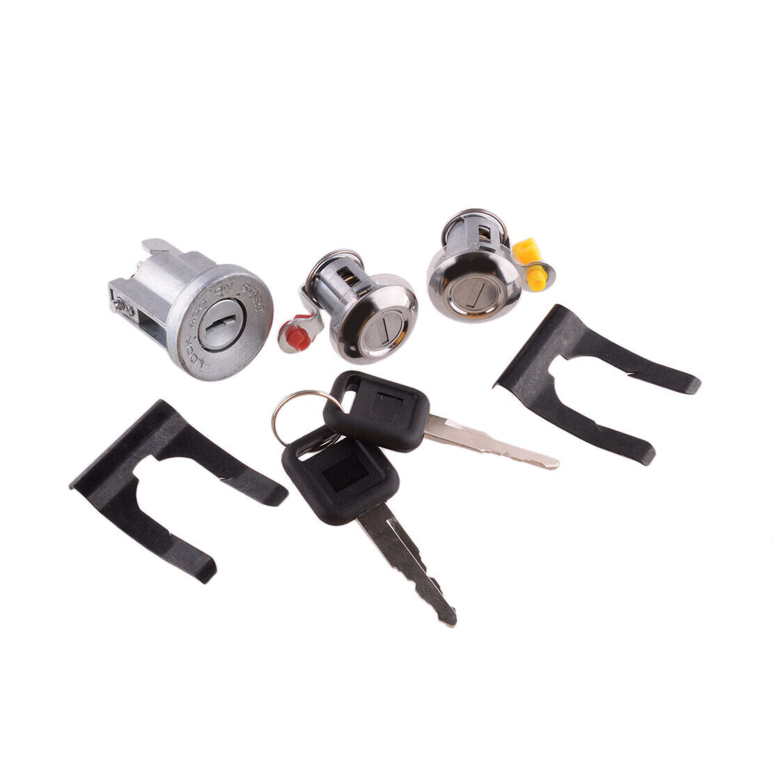 5Pcs Ignition Cylinder Door Lock Key Set Fit For Isuzu NPR NQR NKR ELF 1994-2007