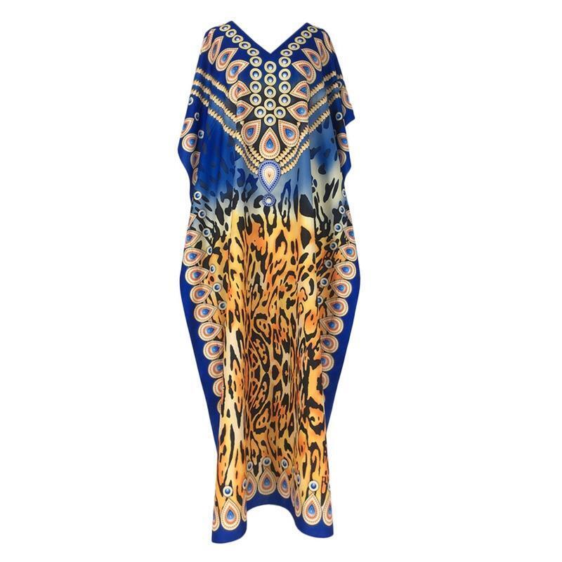 Women Kaftan Dress Beachwear Bikini Cover Up Comfort Nightdress Universal Size