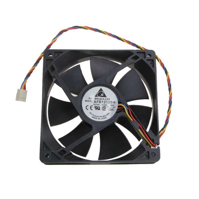 12x12x2.5cm Cooling Fan Replacement for AFB1212SH High 3400CFM 4Pin 4Wire Cooler