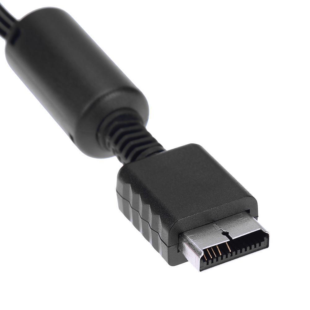 Audio Video to RCA AV Adapter Cable for PS2/3 Game Console