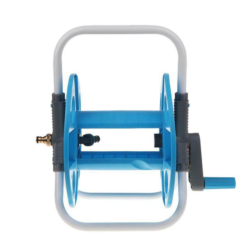 Portable Water Pipe Hose Reel Holder Winding Device For Washing Cars Garden Tool