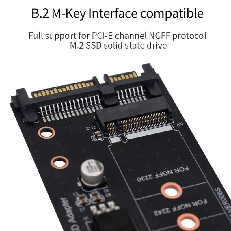 B Key Interface M.2 NGFF to Sata 3.0 22pin Adapter Board Converter 6G Fast