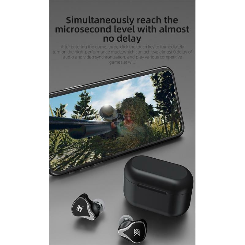 Wireless Soundtrack Stereo Earphone Low Power Consumption Hifi Sound Quality