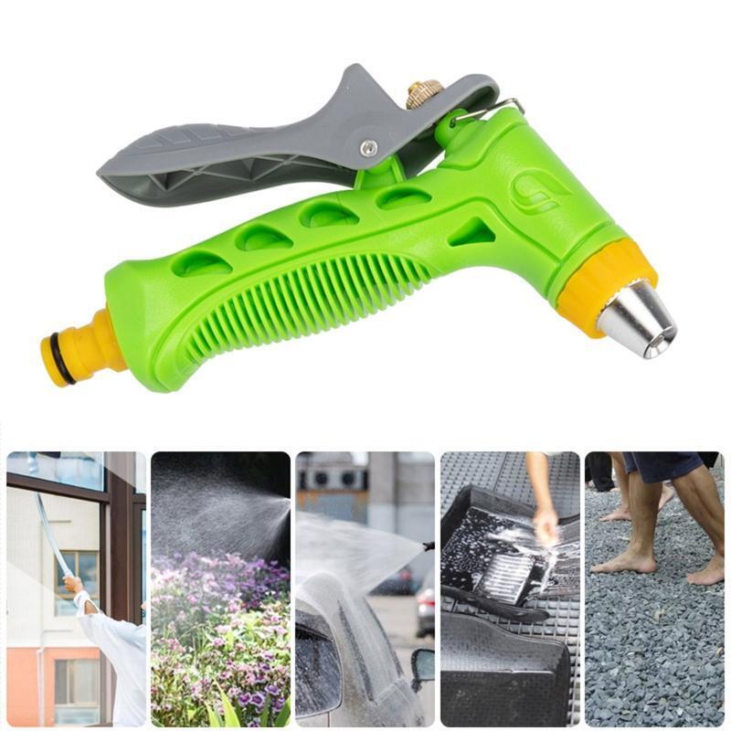 Garden Hose Nozzle Sprayer High Pressure Water Spray Gun 360 Degree Rotatable
