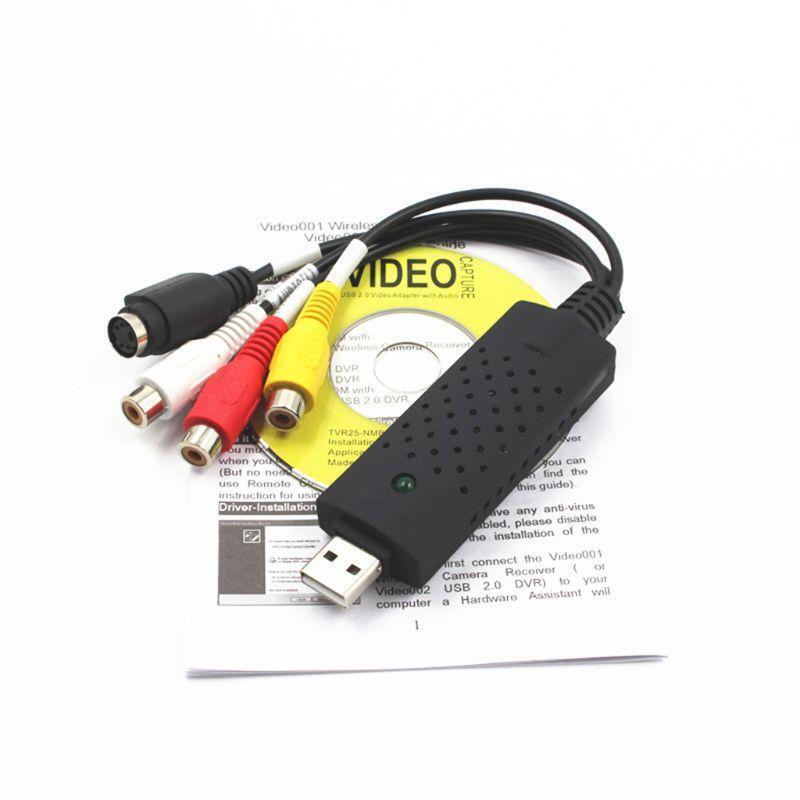 Upgraded Video Adapter with Audio 720P Card Usb Recording Box Game Broadcaster