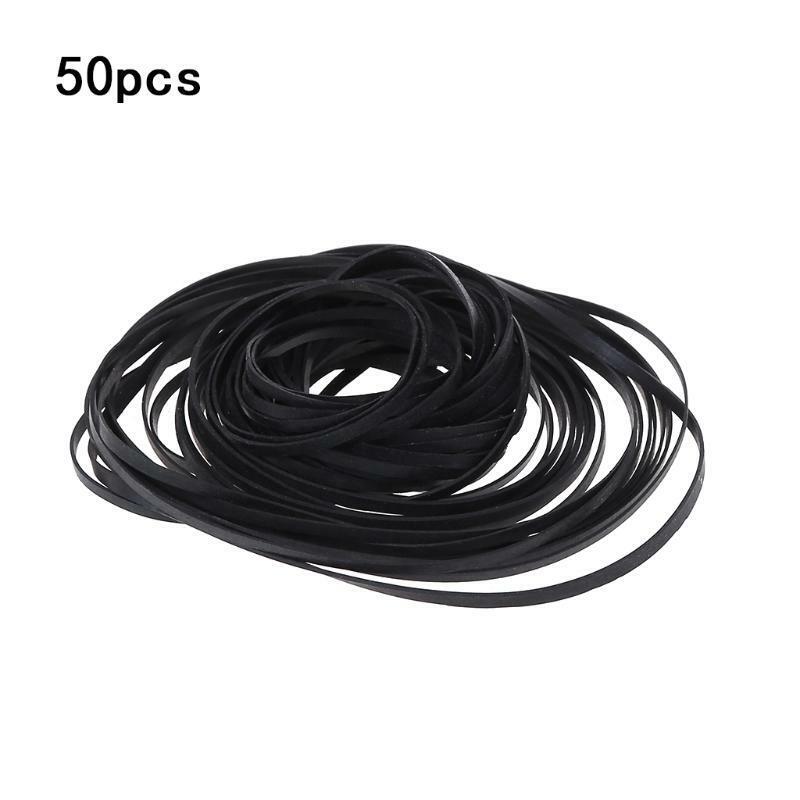 Replacement Turntable Belt Rubber Flat Drive Belt for Record Player Walkman DVD