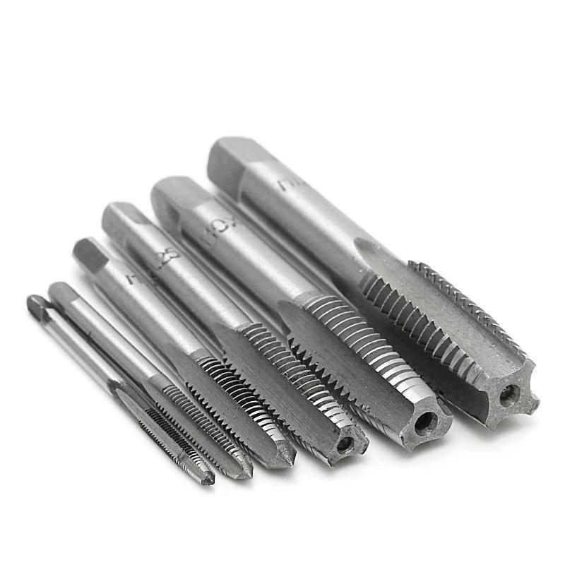 12 Pcs Hand Screw Thread Taps Wire Tapping Screwdriver Bit M3/M4/M6/M8/M10/M12