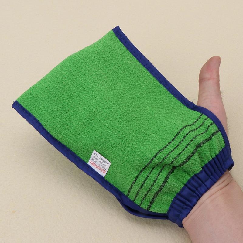 Shower Spa Exfoliator Double-sided Bathing Glove Body Cleaning Scrub Mitts