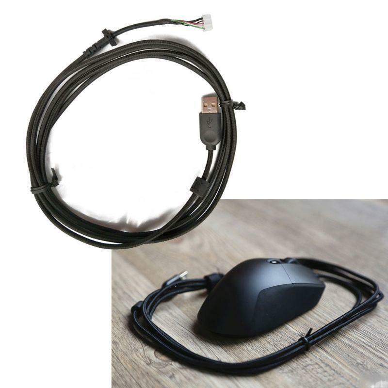 Durable Nylon USB Soft Mouse Cable Line Replacement Wire For logitech G403 Mouse