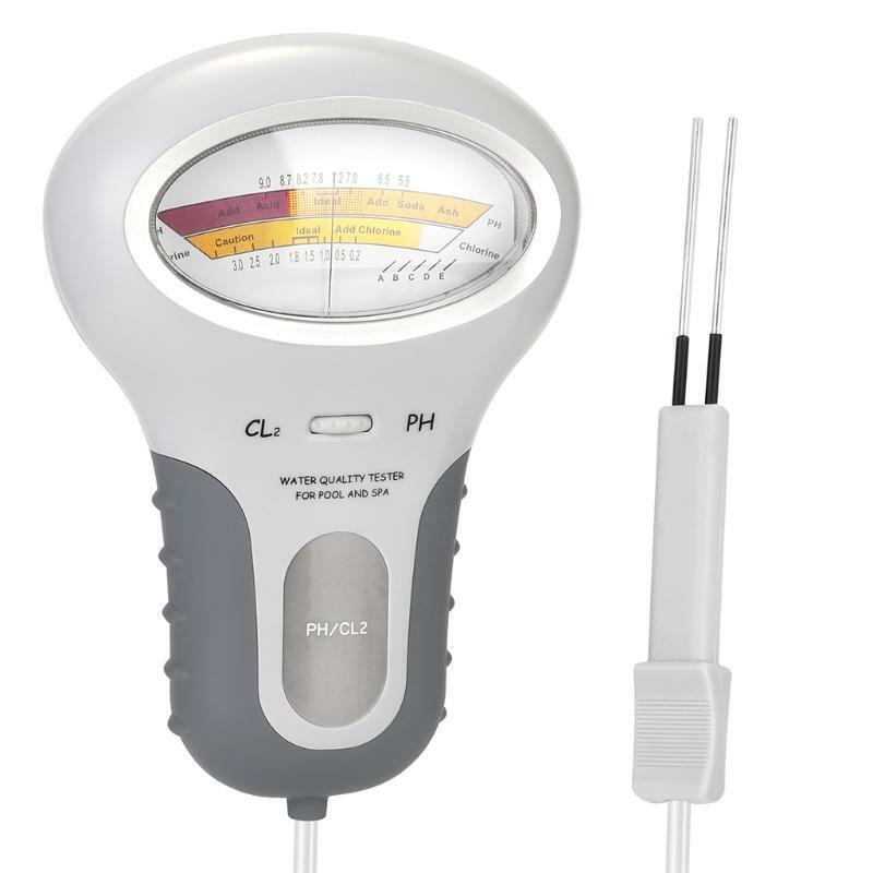 PH Chlorine Meter Tester Chlorine Water Quality Testing Device CL2 Measuring