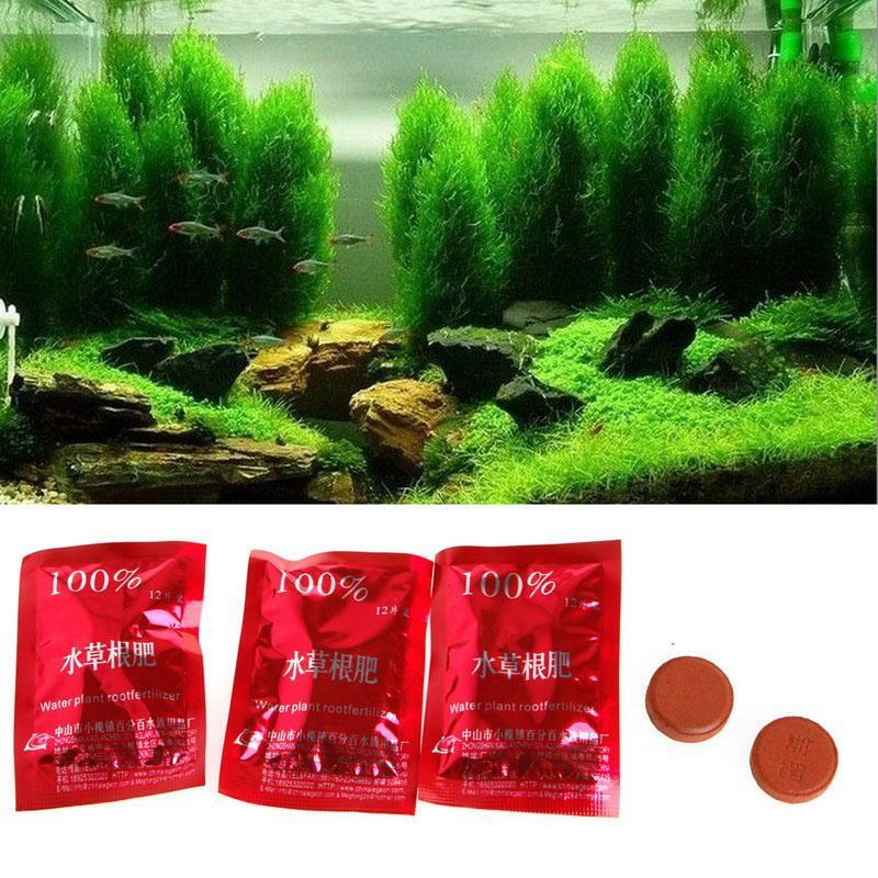 36pc/Box Aquarium Fish Tank Aquatic Cylinder Water Plant Root Fertilizer Tablets