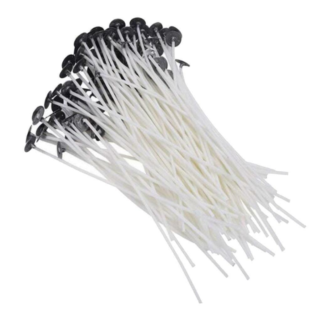 100 *   Candle Wicks w/ Sustainers DIY  Candles Making Supplies