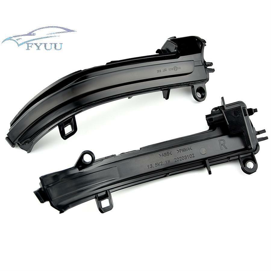 2xBlack Housing Yellow LED Rearview Mirror light Left&Right For BMW i3 2014-2018