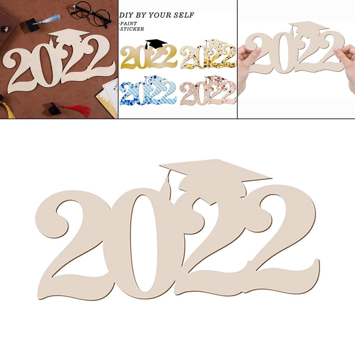 Class of 2022 Graduation Wooden Sign Photography  for Decorative