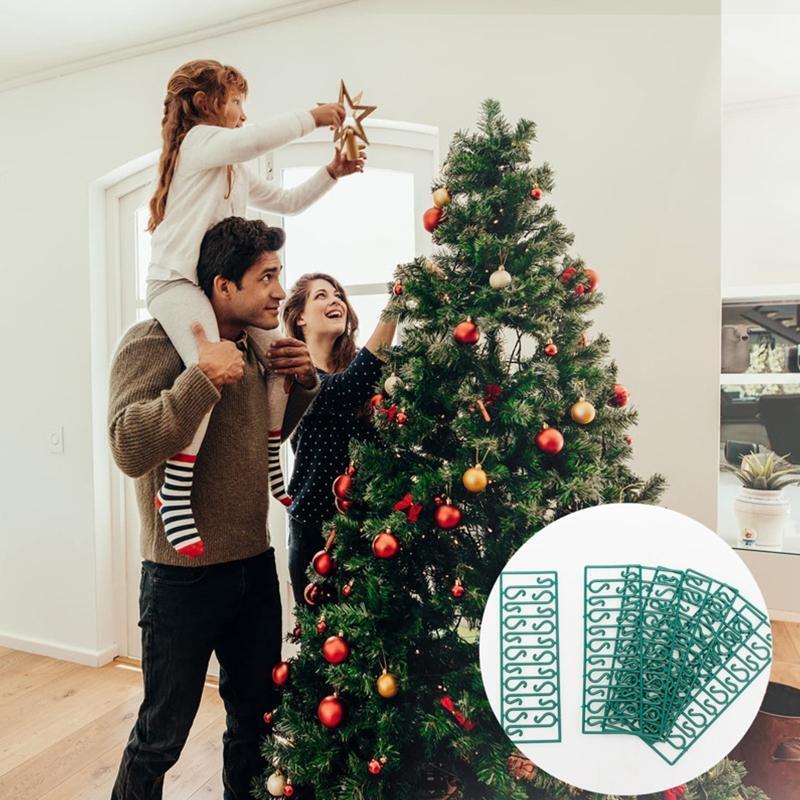 10pcs Xmas Metal Wire S-Shaped Hooks Ornament Hangers for Party Home Use