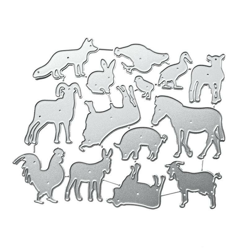 Animal Metal Cutting Dies Stencil Scrapbooking Album Paper Card Template Mold