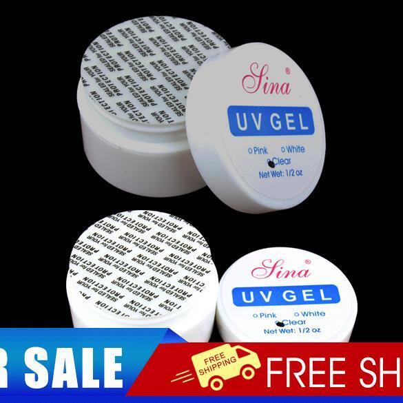 UV Gel Nail UV Builder Gel Transparent Clear Nail Art Manicure Tips Glue