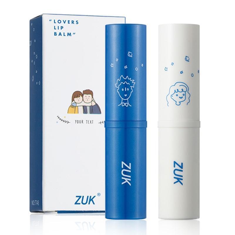 2pcs Couple Lip Balm Set Moisturizing Nourishing Anti-drying  Lip Care Lipbalm