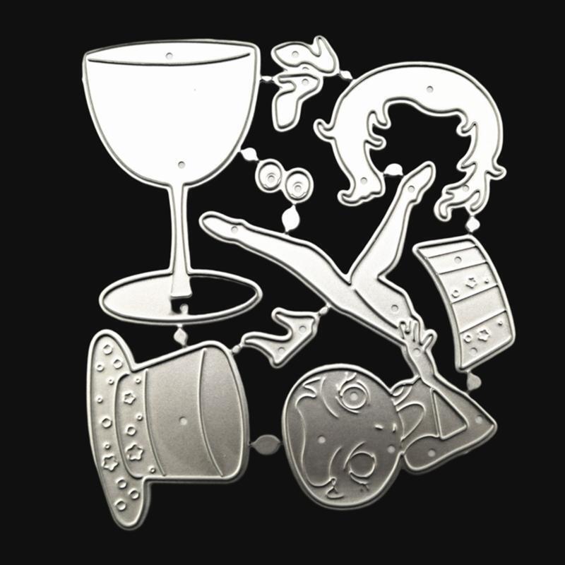 Party Props Metal Cutting Dies Stencil Scrapbooking DIY Album Stamp Paper Card