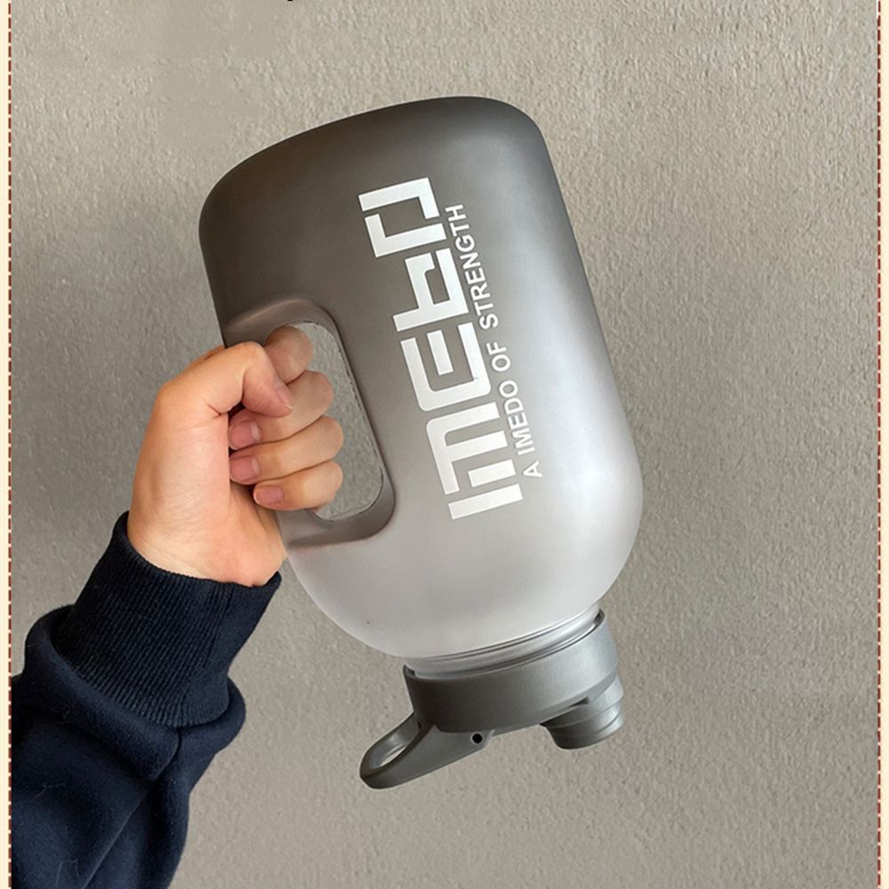 2200ml Outdoor Straw Water Jug Large Capacity Water Bottles Drinking Cup