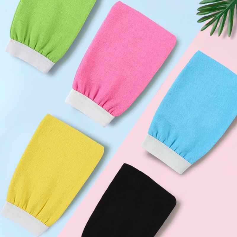10pcs Double Sided Exfoliating Bath Gloves Shower Massage Body Dead Skin Remover