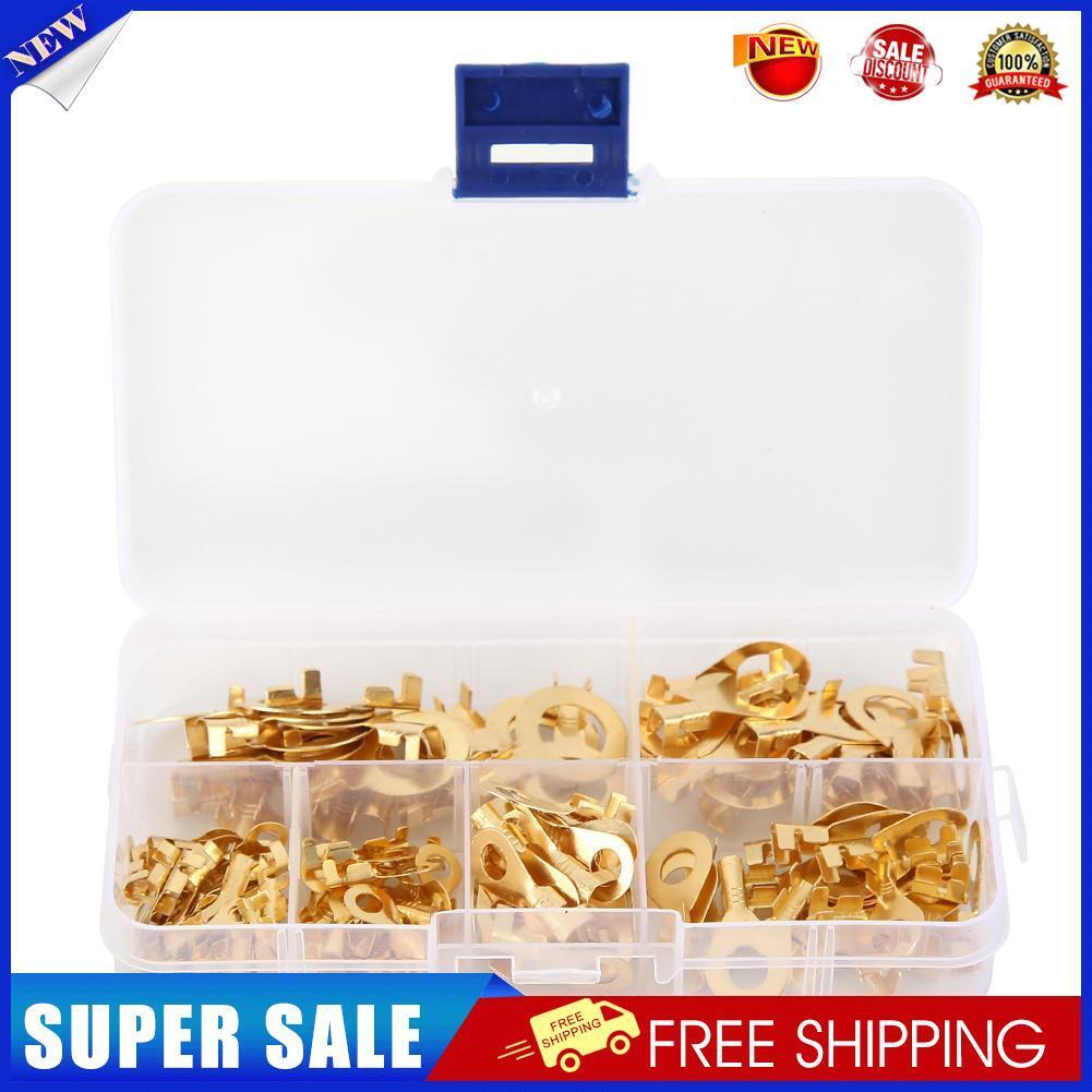 150pcs/set Wire Cable Connector Crimp Terminal Electrical Non-insulated Kit