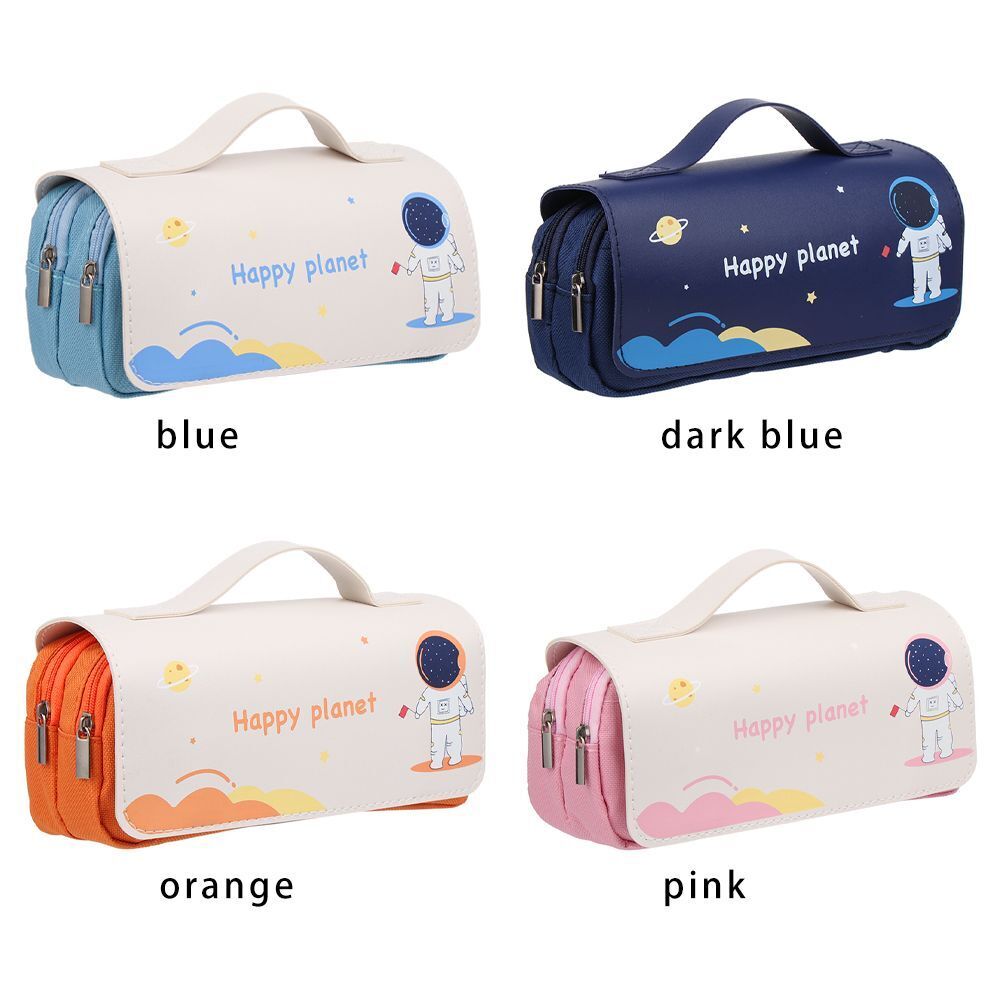 Handbags Big Pen Bag Astronaut Pencil Case Makeup Pouch Cosmetic Storage