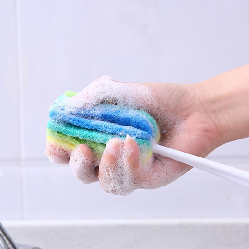 Water Bottle Cup Mug Cleaning Brush Scrubber with Long Handle Comfort Grip Brush