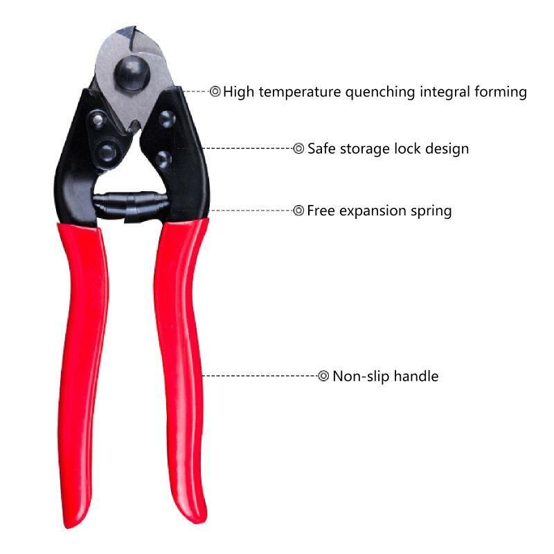 Upgraded Aircraft Bicycle Bike Cable Cutter Stainless Steel Wire Rope Cutter