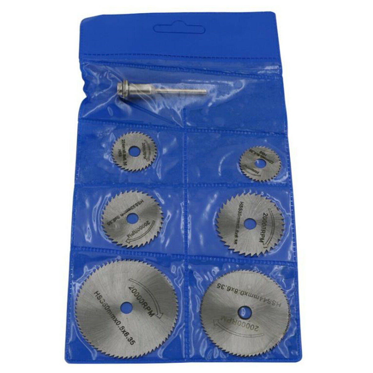 7PCS HSS Circular Saw Disc Set Dremel Mini Drill Rotary Tool Cutting Blade Set