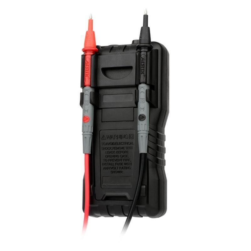 Handhled Multimeter Manual Range NCV Function Measures Voltage Current Ohm