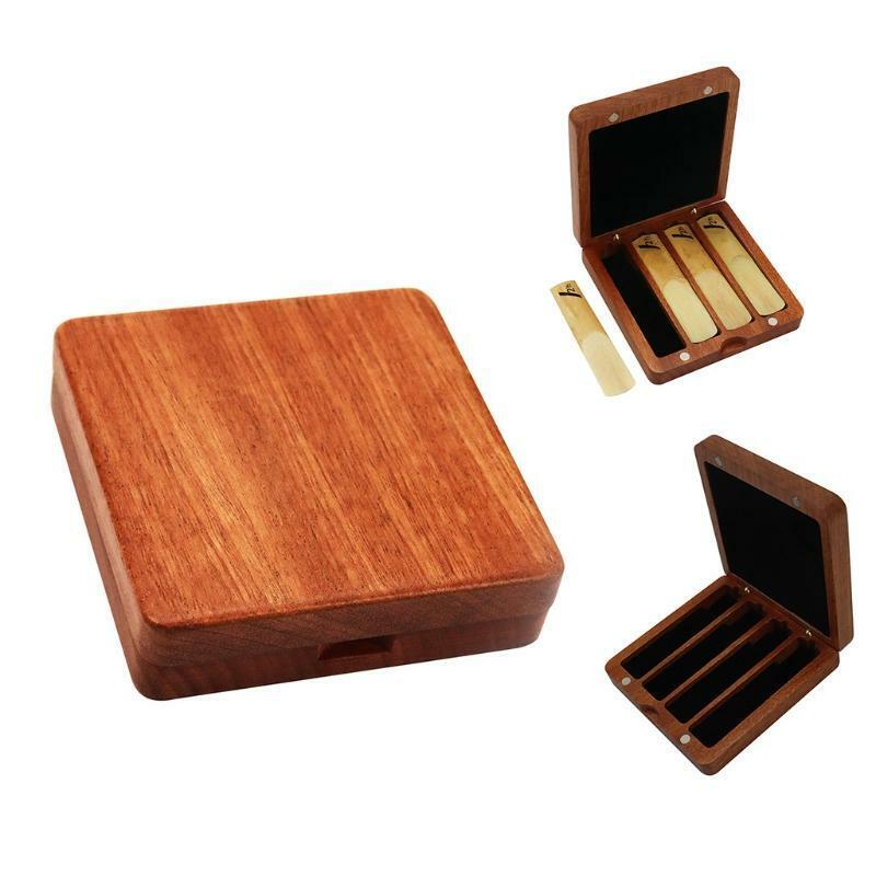 Travel Saxophone Reed Case,Laptop, Wood,Clarinet, Accessories, Storage Box
