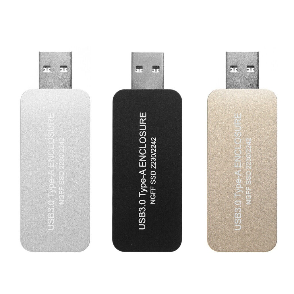USB3.0 to 2242  M.2 SATA-Based  SSD External Enclosure Storage Case