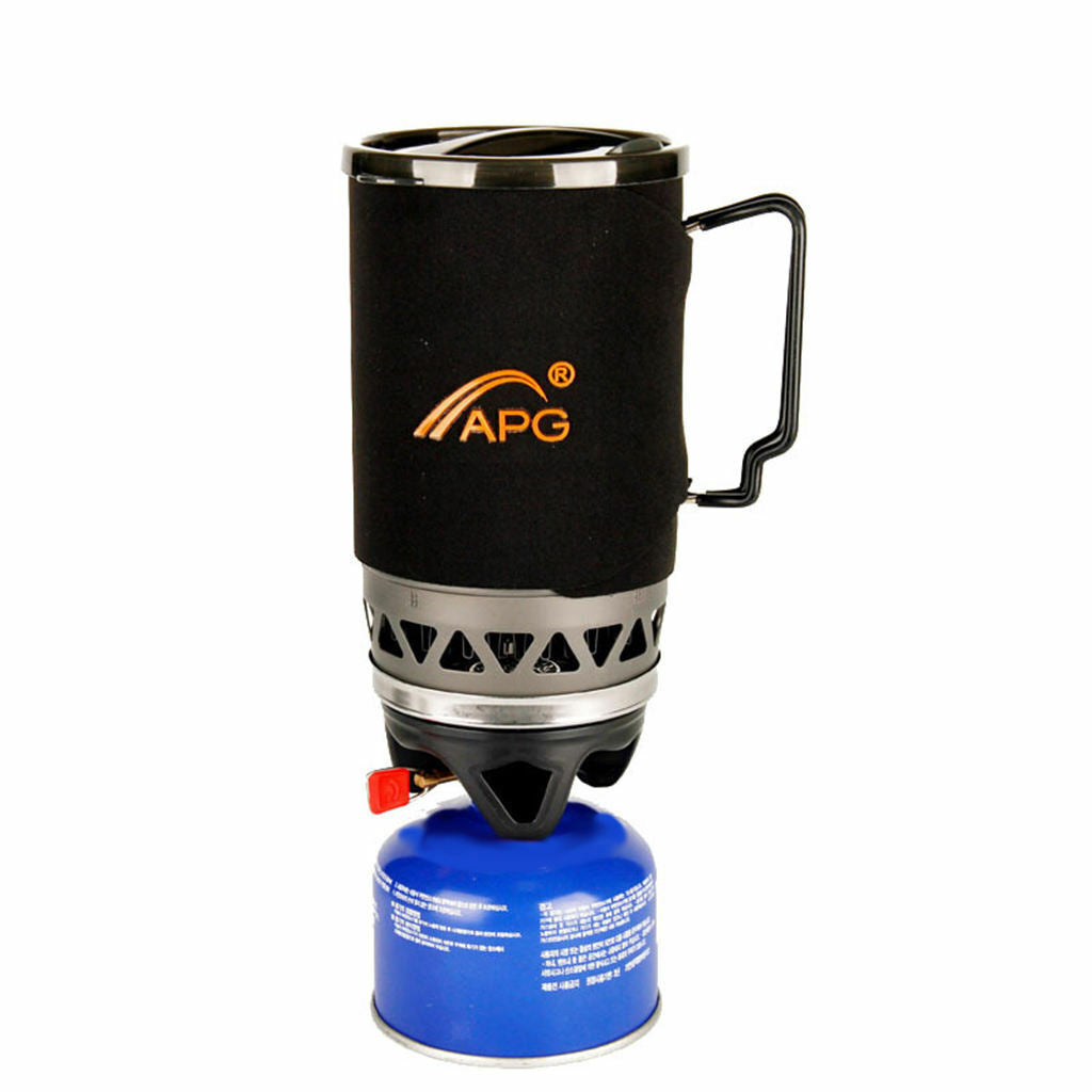 Gas Cooker | Portable Propane Camp Stove with Pot And Bag of