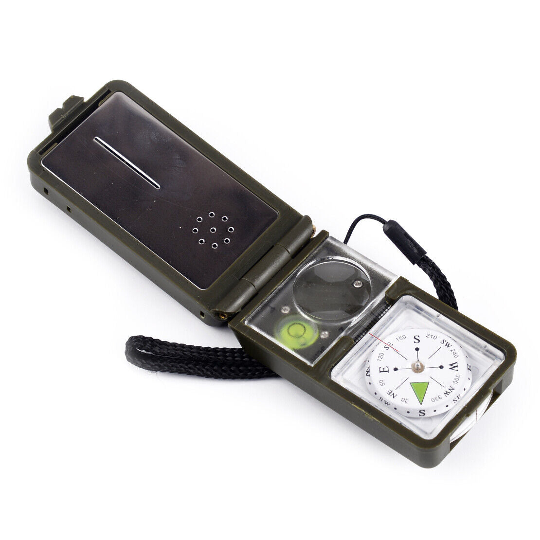 10 in 1 Multifunction Outdoor Survival Military Camping Hiking Compass Tools li