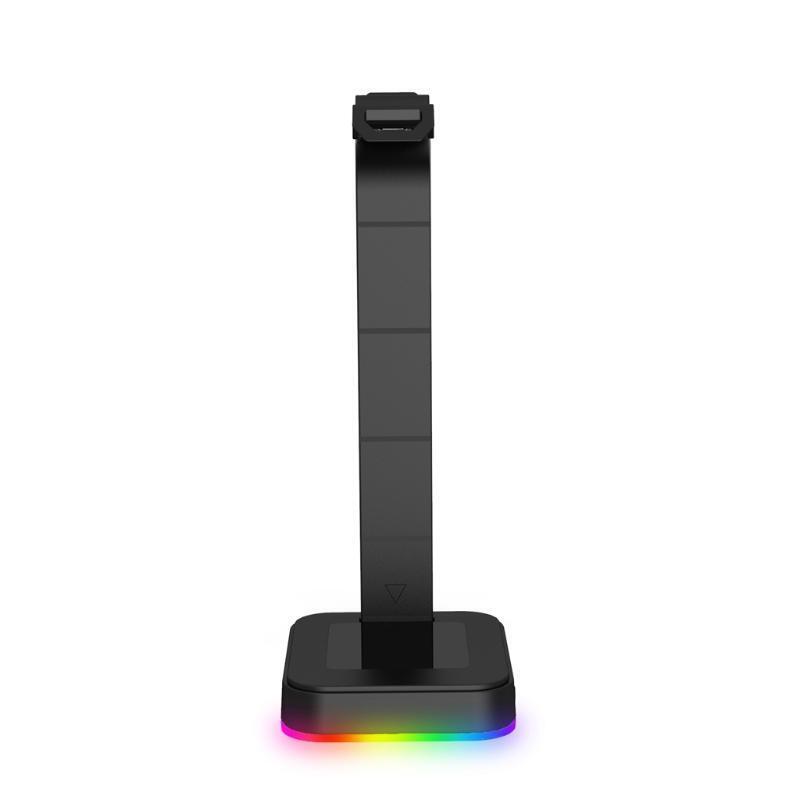 RGB E-sports Headphone Holder Dazzling Light Dual USB Game Earphone Display Rack