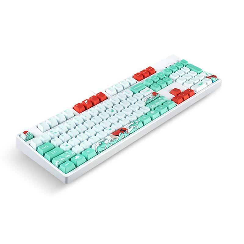 Coral Sea 123 Keys OEM PBT Keycaps for Mechanical Keyboard Cherry MX Switches