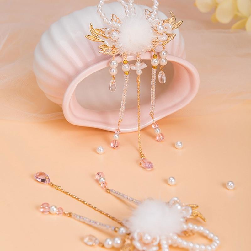 Girls Hair Clips Bunny Ear Shape Hairpin Alloy Hair Clips Cartoon Style Design