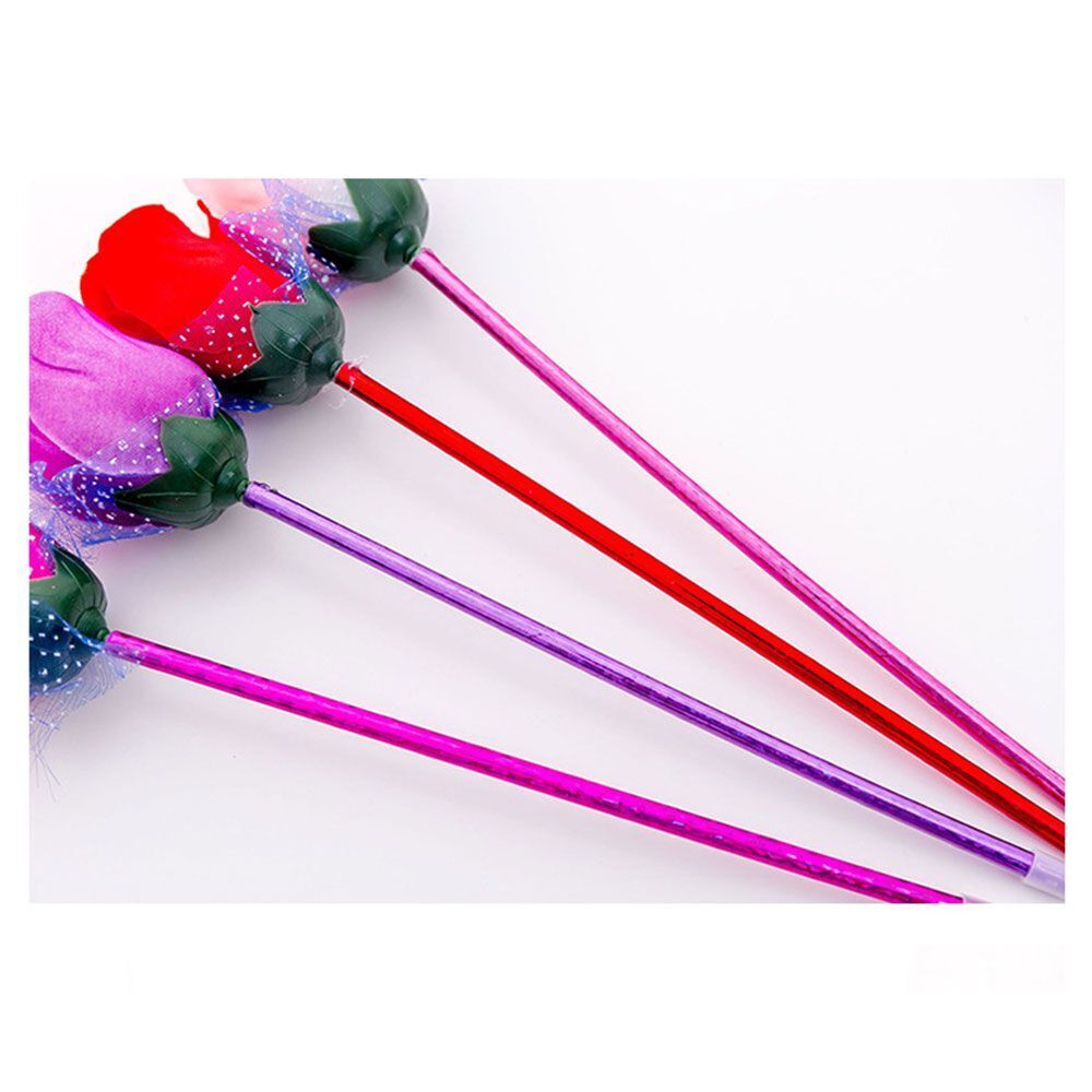 Students School Creative Rose Flower Stationery Valentine's Day Ballpoint Pen