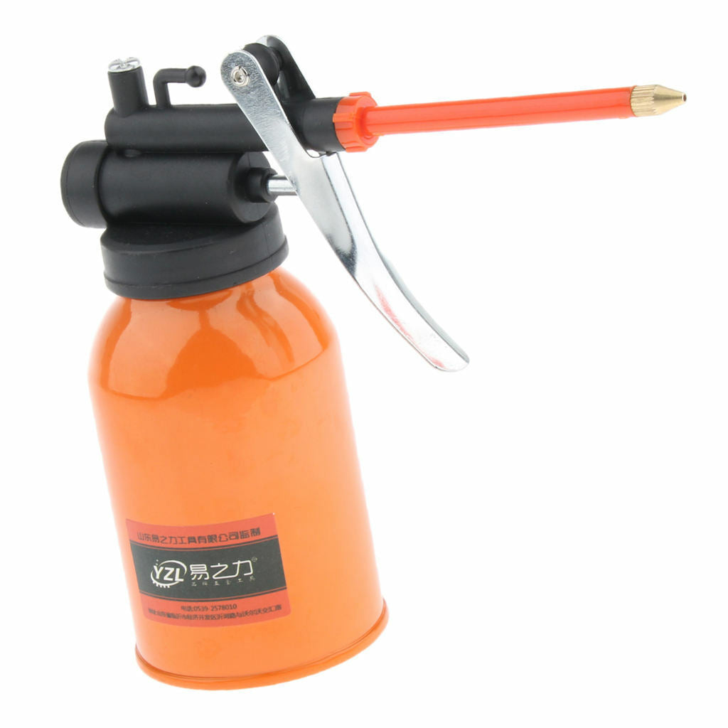 250ml Steel High Pressure  Pump Oiler Oil Pot Spray  Lubricants