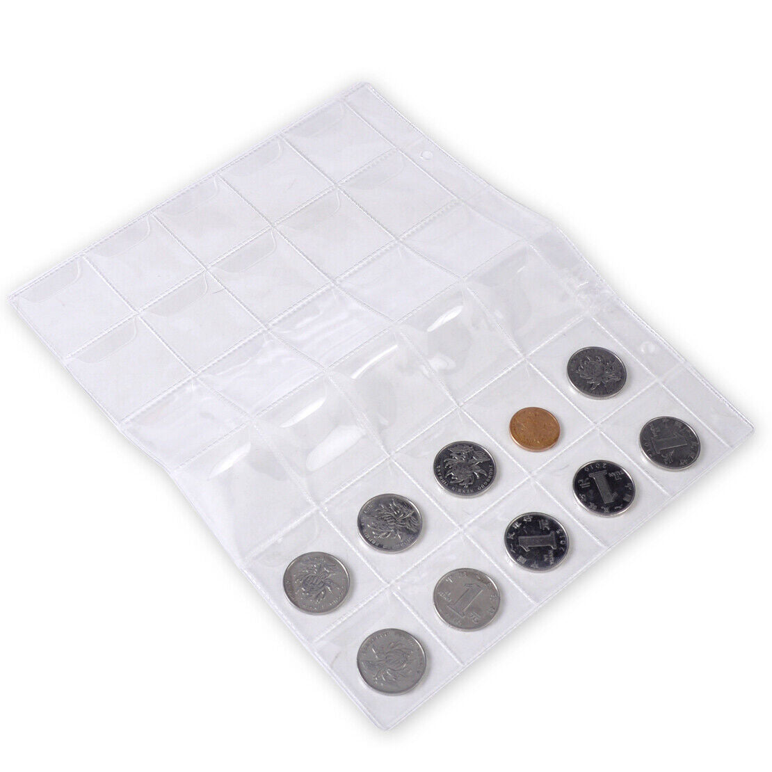 10x 30 Pockets Classic Album Pages Money Coin Note Currency Holder Collection Li