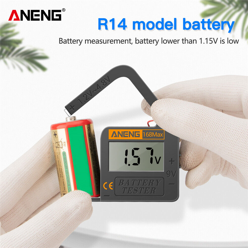LCD Battery Voltage Tester Digital Lithium Battery Capacity Diagnostic Tool