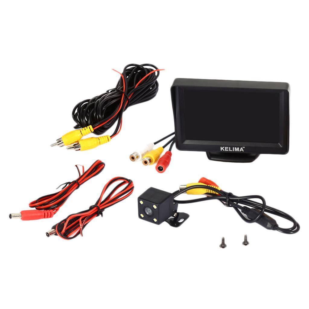 New 4.3"  LCD Digital Screen Car Monitor +  Rear View Camera