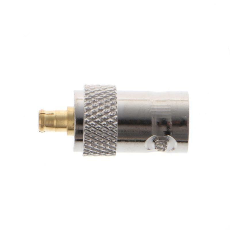 BNC Female Jack to MCX Male Plug Straight RF Coax Coaxial Connector Adapter